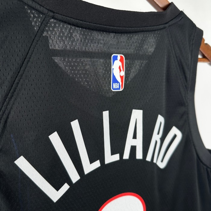 Portland Trail Blazers Away Jersey 25-26 Damian Lillard #0 Basketball Jersey