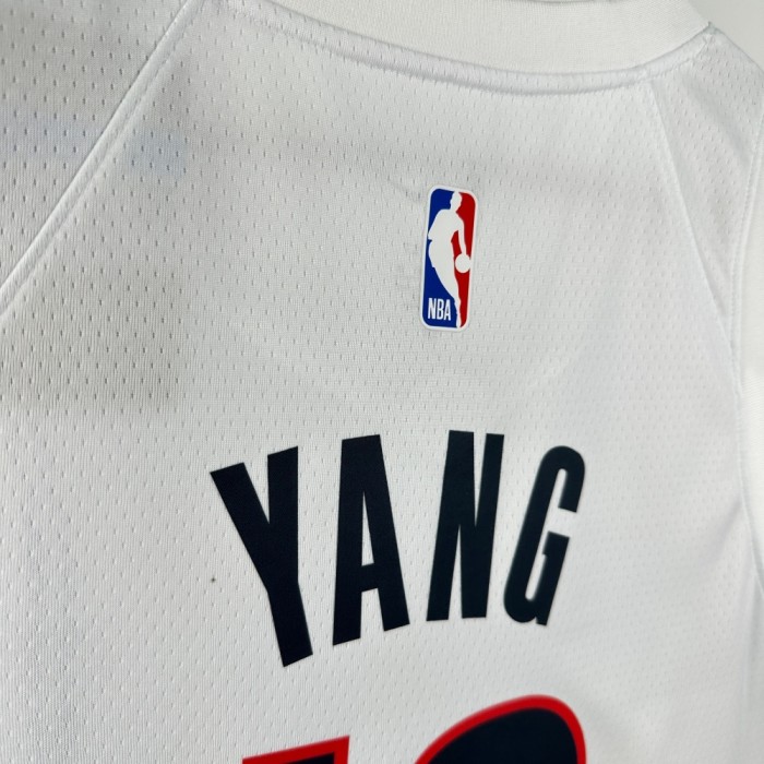 Portland Trail Blazers Home Jersey 25-26 Yang Hansen #16 Basketball Jersey