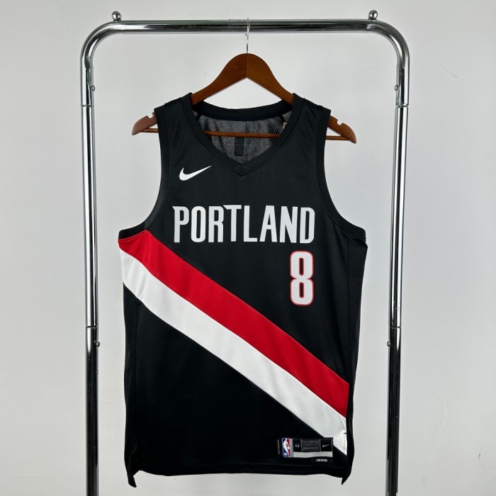 Portland Trail Blazers Away Jersey 25-26 Deni Avdija #8 Basketball Jersey