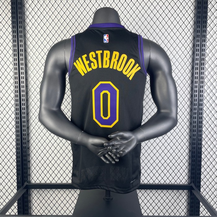 Los Angeles Lakers Jersey 25-26 Russell Westbrook #0 Basketball Jersey