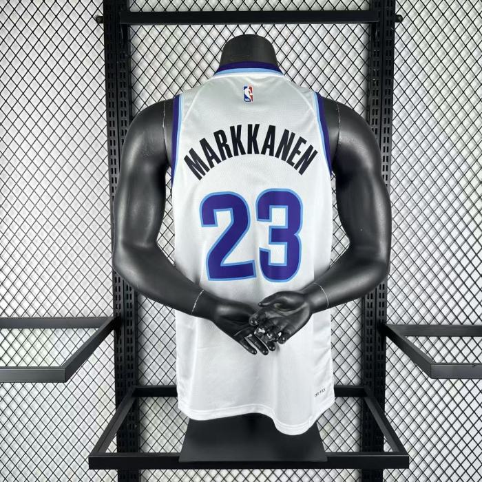 Utah Jazz Jersey 25-26 Lauri Markkanen #23 Basketball Jersey