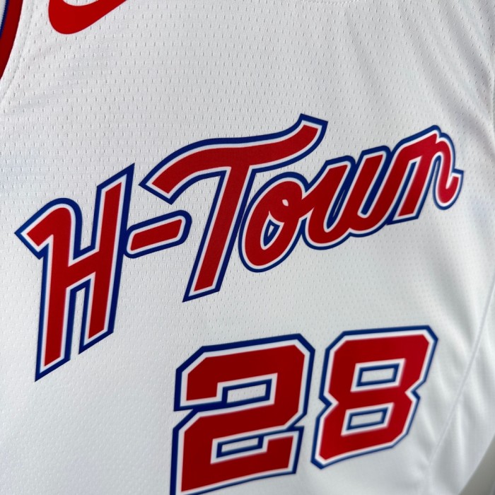 Houston Rockets Jersey 25-26 Alperen Şengün #28 Basketball Jersey