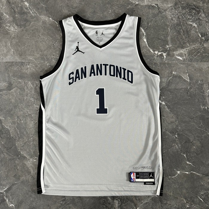San Antonio Spurs Jersey 25-26 Victor Wembanyama #1 Basketball Jersey