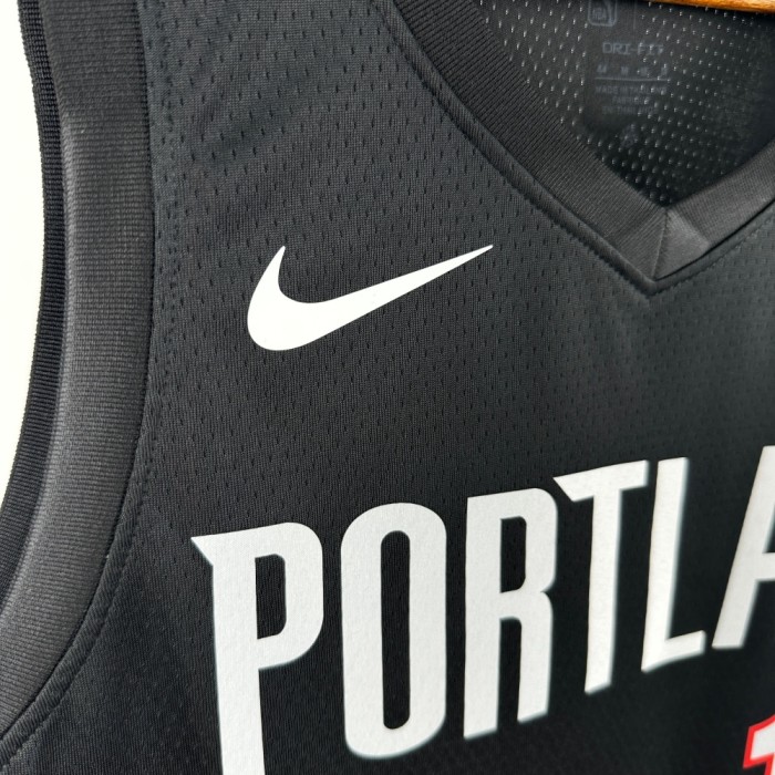 Portland Trail Blazers Away Jersey 25-26 Damian Lillard #0 Basketball Jersey
