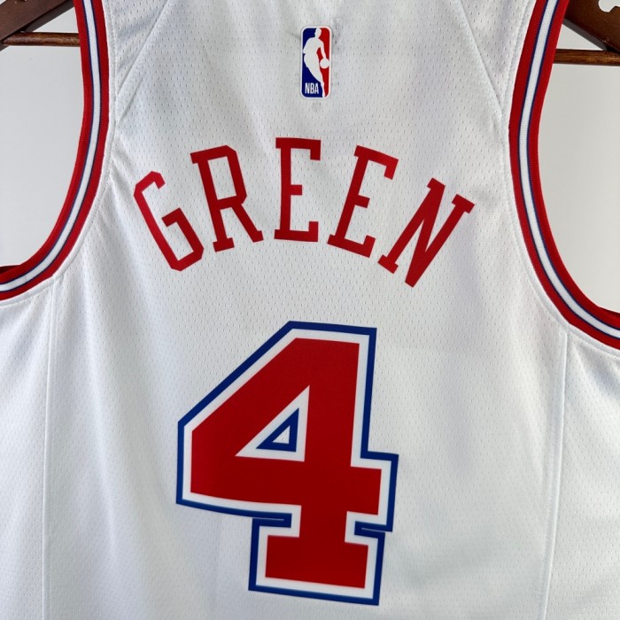 Houston Rockets Jersey 25-26 Jalen Green #4 Basketball Jersey
