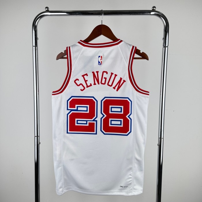 Houston Rockets Jersey 25-26 Alperen Şengün #28 Basketball Jersey