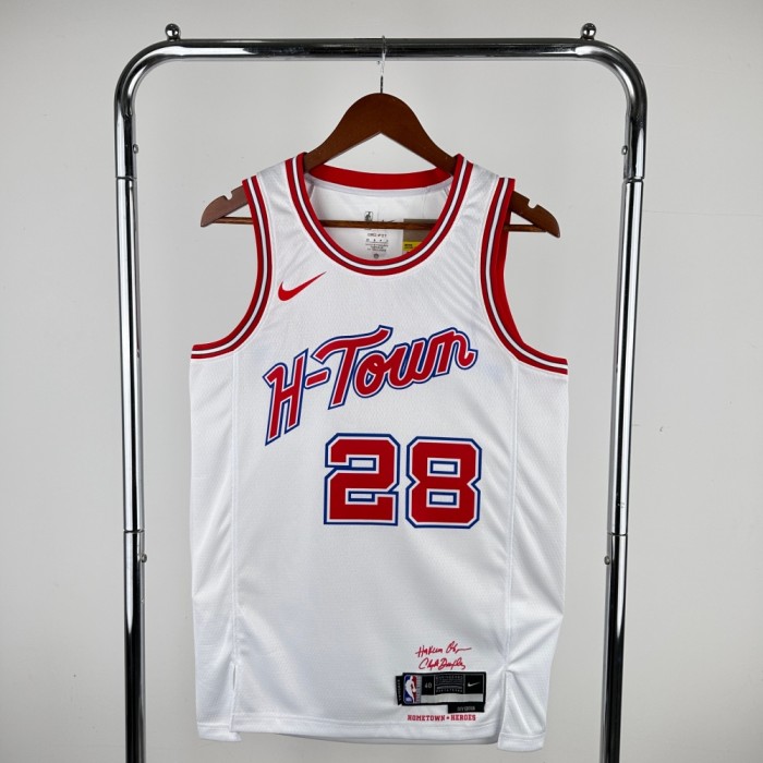 Houston Rockets Jersey 25-26 Alperen Şengün #28 Basketball Jersey