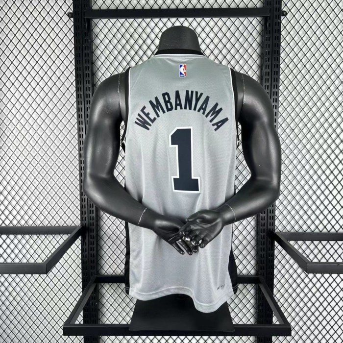 San Antonio Spurs Jersey 25-26 Victor Wembanyama #1 Basketball Jersey