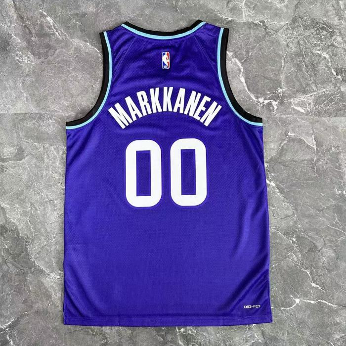 Utah Jazz Jersey 25-26 Lauri Markkanen #00 Basketball Jersey