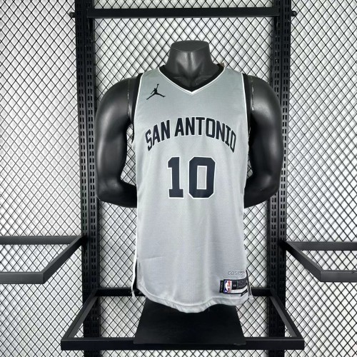 San Antonio Spurs Jersey 25-26 Jeremy Sochan #10 Basketball Jersey