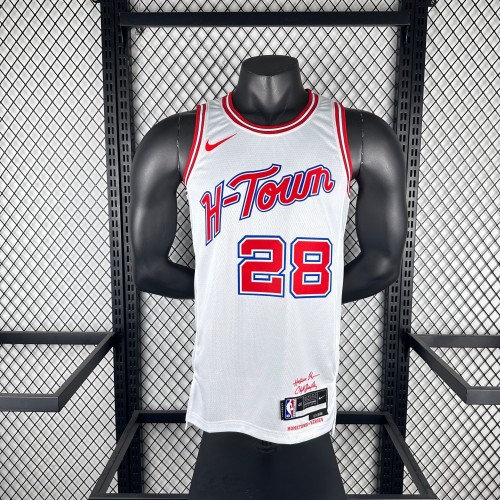 Houston Rockets Jersey 25-26 Alperen Şengün #28 Basketball Jersey