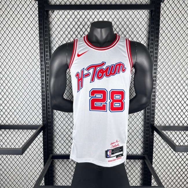 Houston Rockets Jersey 25-26 Alperen Şengün #28 Basketball Jersey