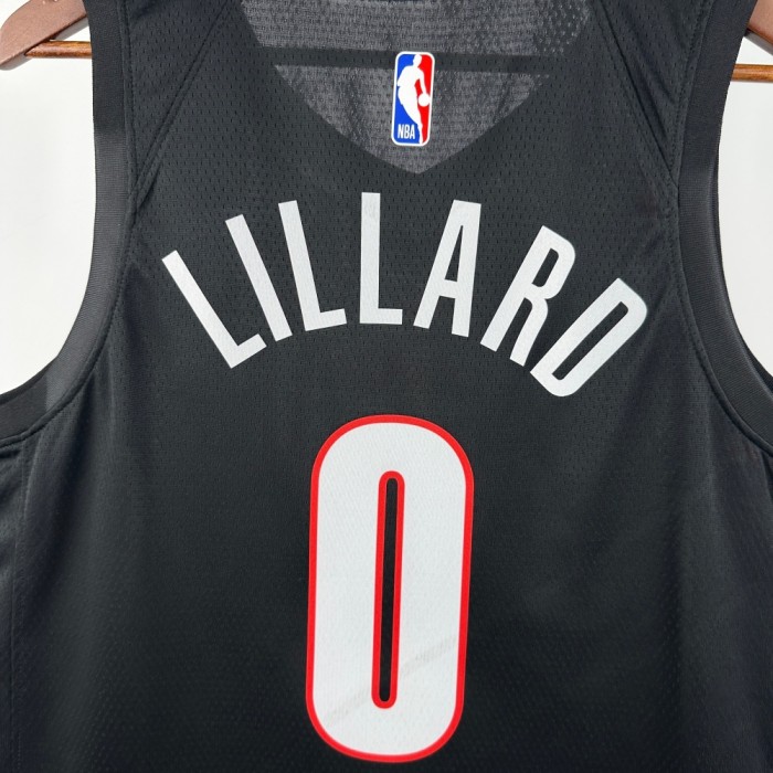 Portland Trail Blazers Away Jersey 25-26 Damian Lillard #0 Basketball Jersey