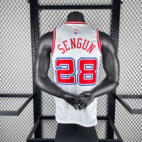 Houston Rockets Jersey 25-26 Alperen Şengün #28 Basketball Jersey