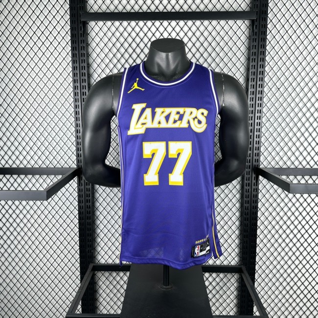 Los Angeles Lakers Jersey 25-26 Luka Dončić #77 Basketball Jersey