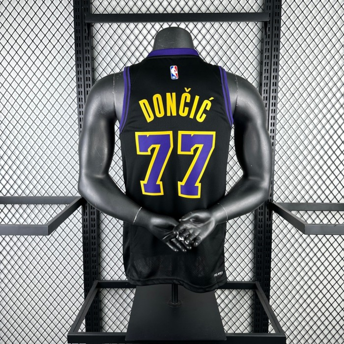 Los Angeles Lakers Jersey 25-26 Luka Dončić #77 Basketball Jersey