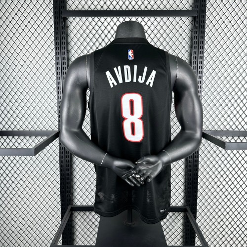 Portland Trail Blazers Away Jersey 25-26 Deni Avdija #8 Basketball Jersey