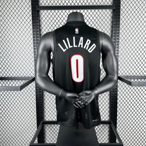 Portland Trail Blazers Away Jersey 25-26 Damian Lillard #0 Basketball Jersey