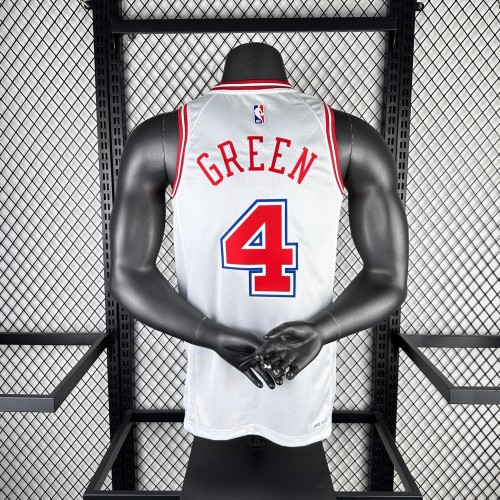 Houston Rockets Jersey 25-26 Jalen Green #4 Basketball Jersey