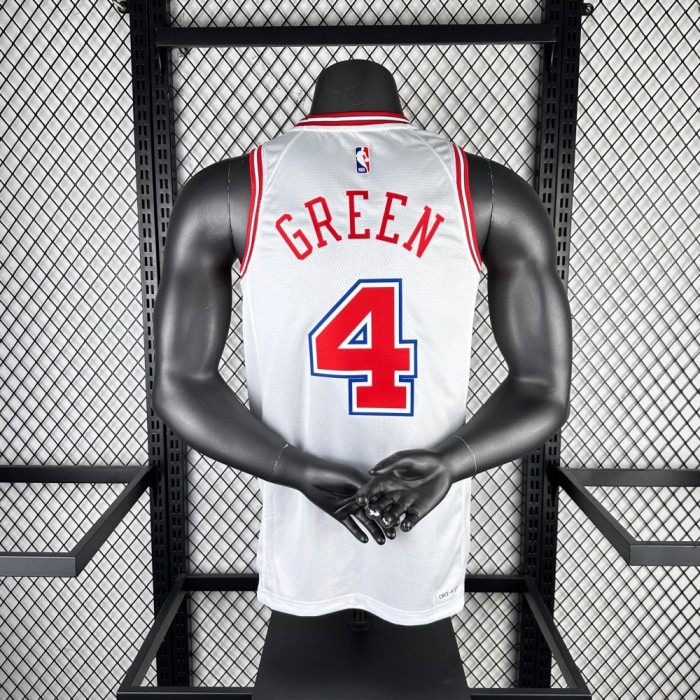 Houston Rockets Jersey 25-26 Jalen Green #4 Basketball Jersey