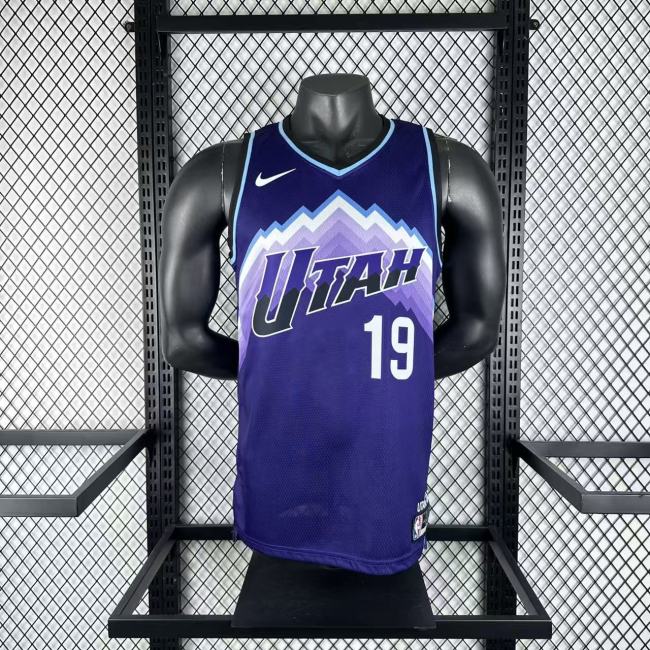 Utah Jazz Jersey 25-26 Ace Bailey #19 Basketball Jersey