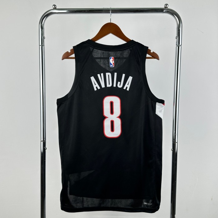 Portland Trail Blazers Away Jersey 25-26 Deni Avdija #8 Basketball Jersey
