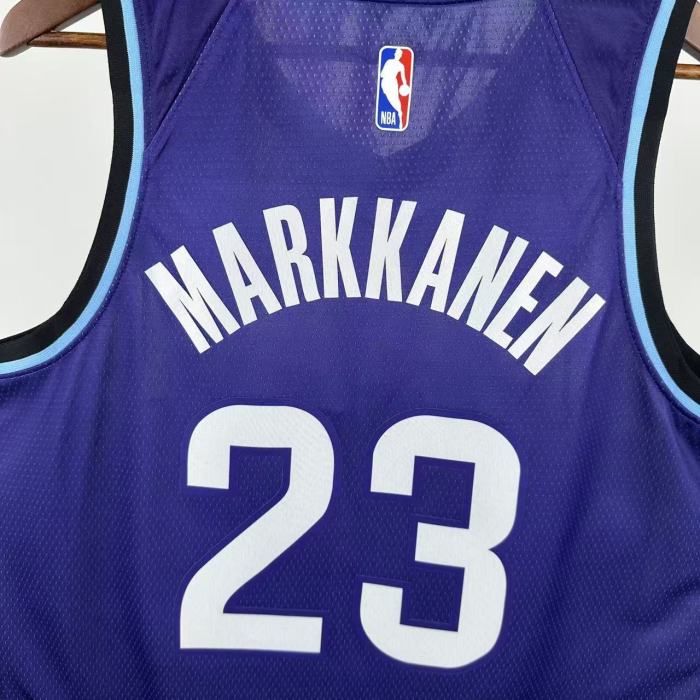 Utah Jazz Jersey 25-26 Lauri Markkanen #23 Basketball Jersey