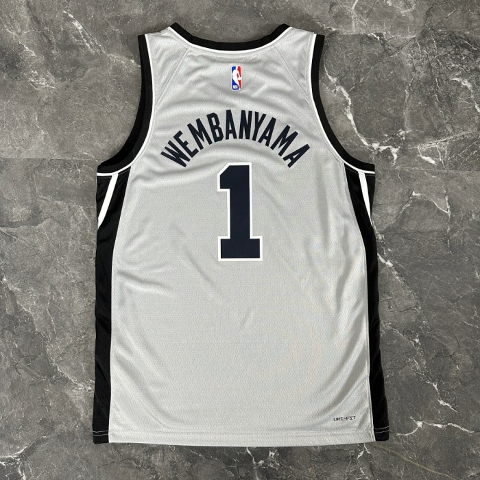 San Antonio Spurs Jersey 25-26 Victor Wembanyama #1 Basketball Jersey