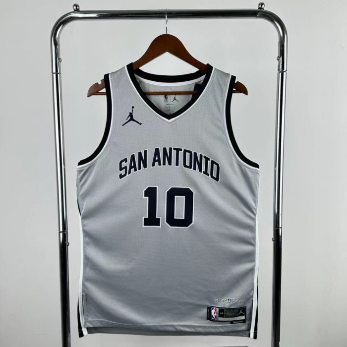 San Antonio Spurs Jersey 25-26 Jeremy Sochan #10 Basketball Jersey