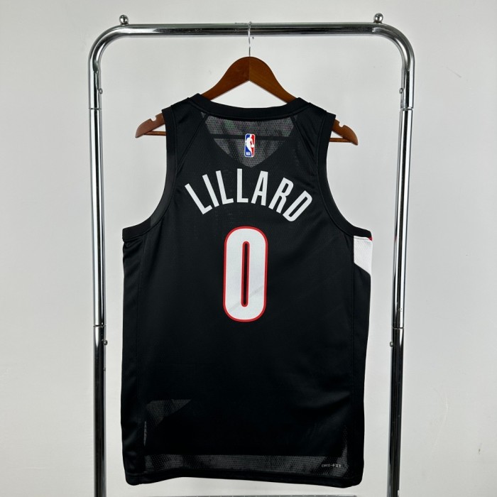 Portland Trail Blazers Away Jersey 25-26 Damian Lillard #0 Basketball Jersey