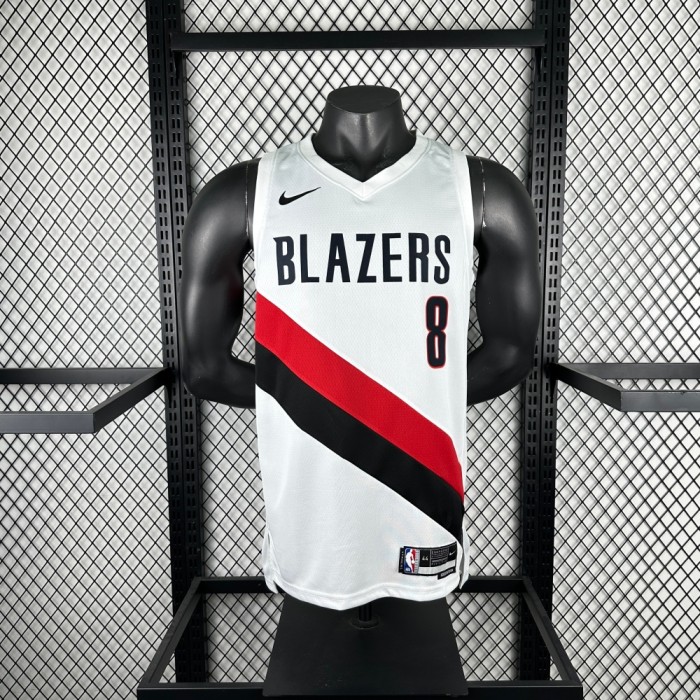 Portland Trail Blazers Home Jersey 25-26 Deni Avdija #8 Basketball Jersey