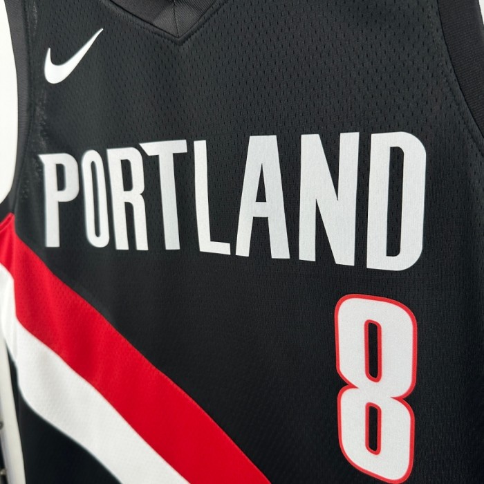 Portland Trail Blazers Away Jersey 25-26 Deni Avdija #8 Basketball Jersey