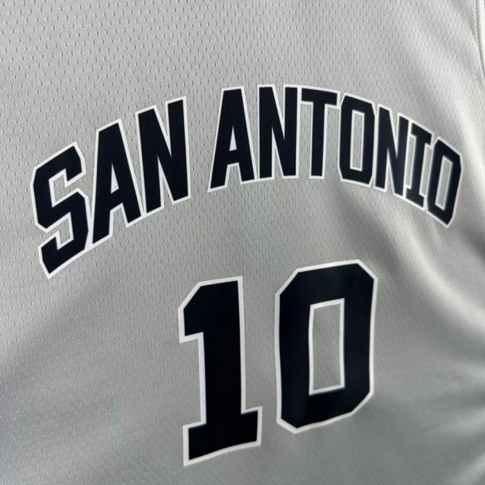 San Antonio Spurs Jersey 25-26 Jeremy Sochan #10 Basketball Jersey