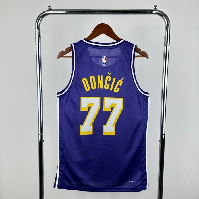 Los Angeles Lakers Jersey 25-26 Luka Dončić #77 Basketball Jersey