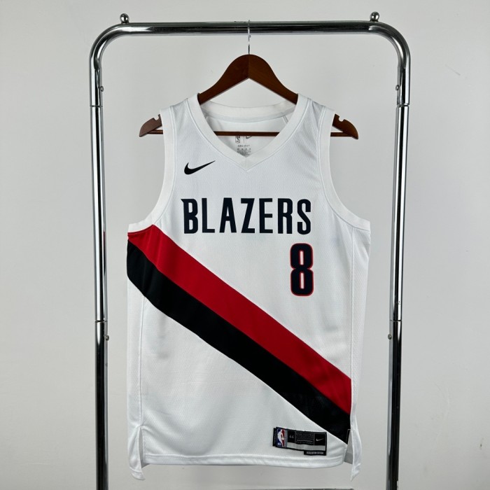 Portland Trail Blazers Home Jersey 25-26 Deni Avdija #8 Basketball Jersey