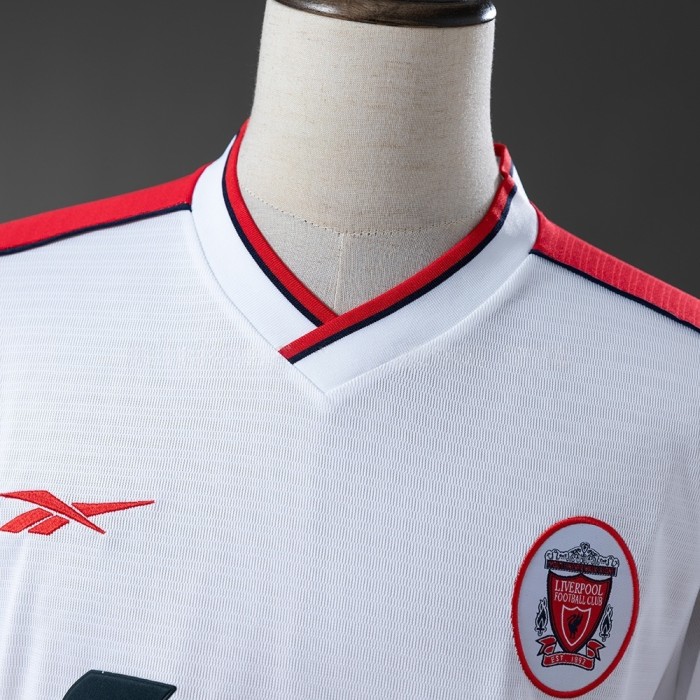 Liver Away Jersey 1998-99 Long Sleeves Retro Football Kit Soccer Shirt