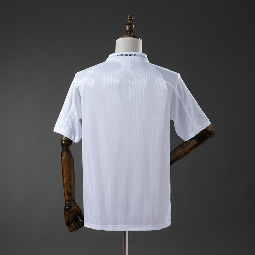 Chelsea White Jersey 1998-00 Retro Football Kit Soccer Shirt