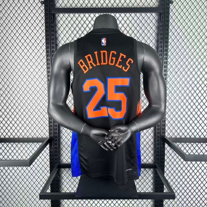NBA Knicks Jersey 2026 Bridges #25 Basketball Jersey
