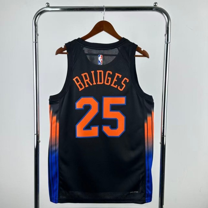 NBA Knicks Jersey 2026 Bridges #25 Basketball Jersey