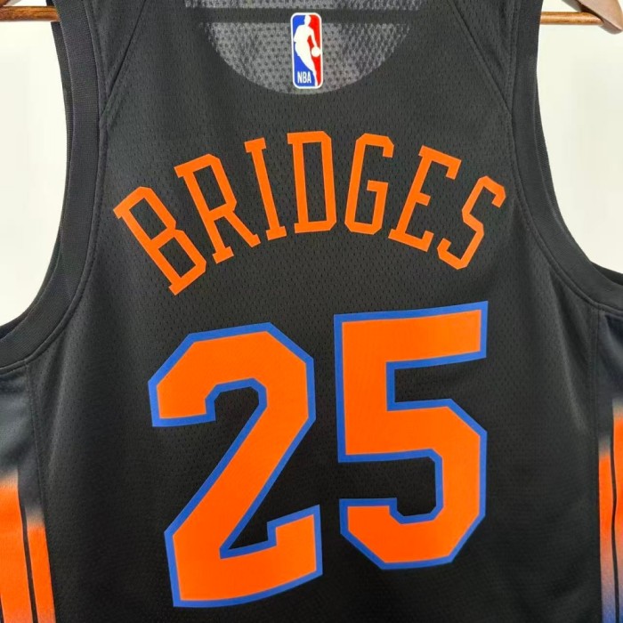 NBA Knicks Jersey 2026 Bridges #25 Basketball Jersey