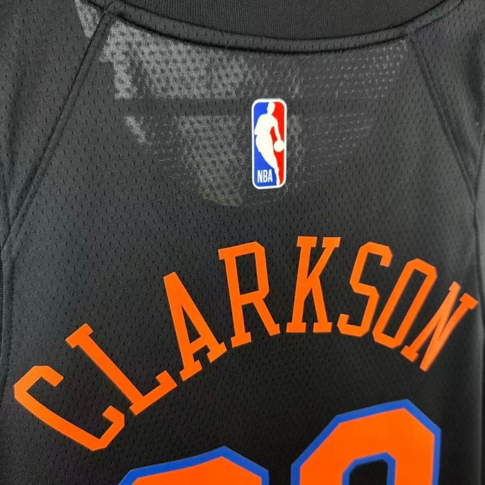 NBA Knicks Jersey 2026 Clarkson #00 Basketball Jersey