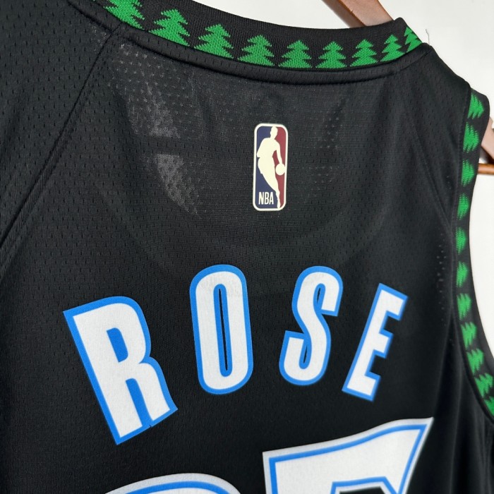 NBA Timberwolves Jersey 2026 Rose #25 Basketball Jersey