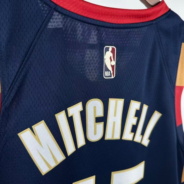 Cleveland Cavaliers Jersey 25-26 Donovan Mitchell #45 Basketball Jersey