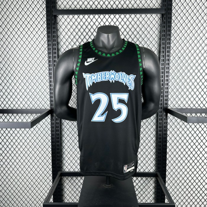 NBA Timberwolves Jersey 2026 Rose #25 Basketball Jersey