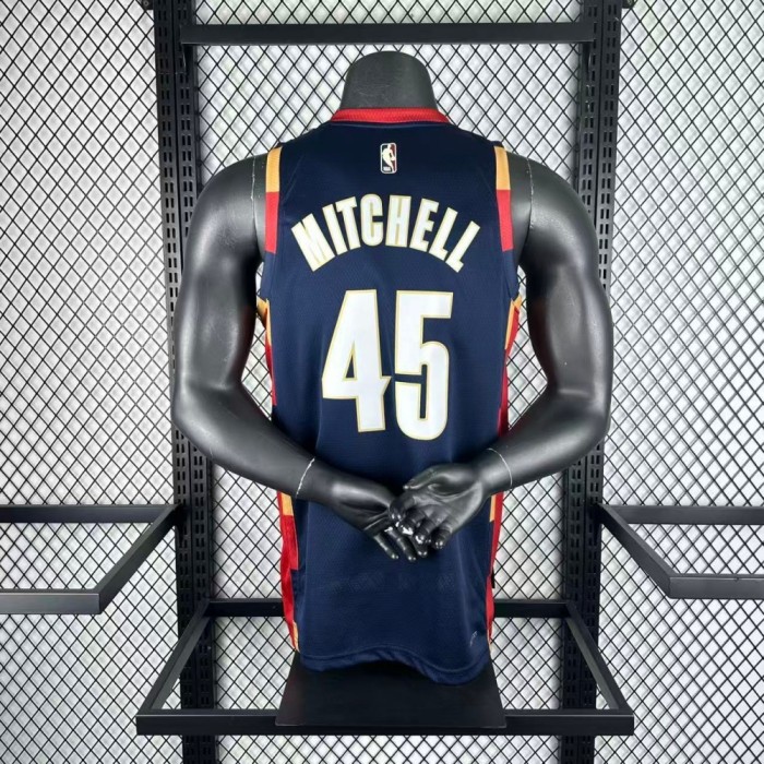 Cleveland Cavaliers Jersey 25-26 Donovan Mitchell #45 Basketball Jersey