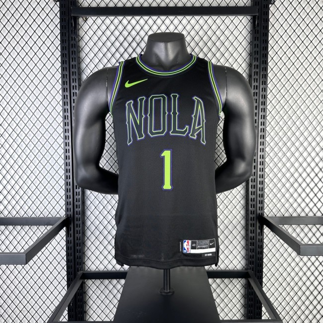 New Orleans Pelicans Jersey 2026 Zion Williamson #1 Basketball Jersey