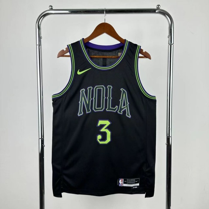 New Orleans Pelicans Jersey 2026 Jordan Poole #3 Basketball Jersey