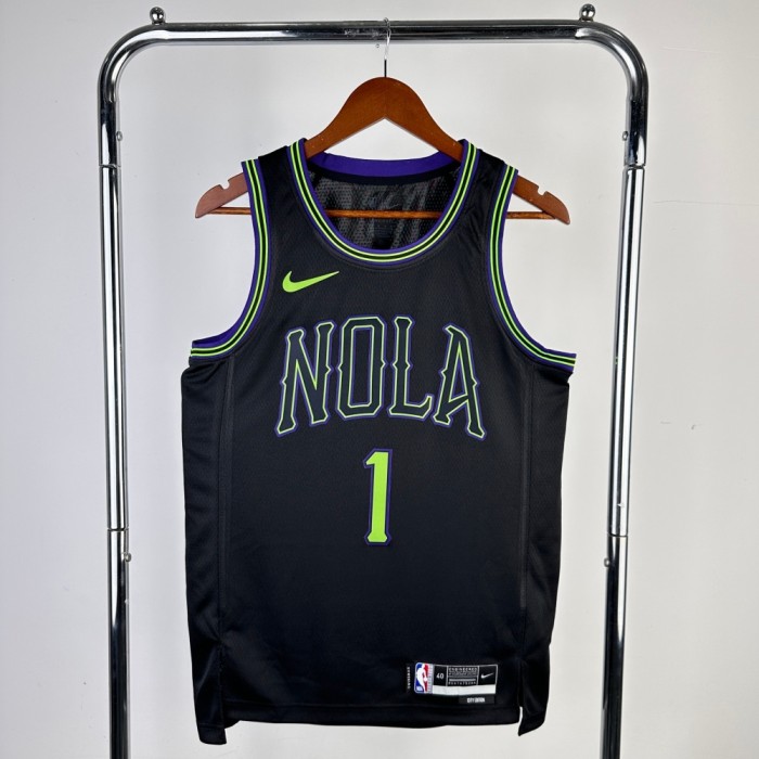 New Orleans Pelicans Jersey 2026 Zion Williamson #1 Basketball Jersey
