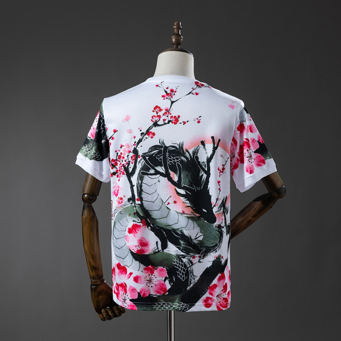 Japan Cherry Blossom And Dragon Jersey 2026 Football Kit Soccer Shirt