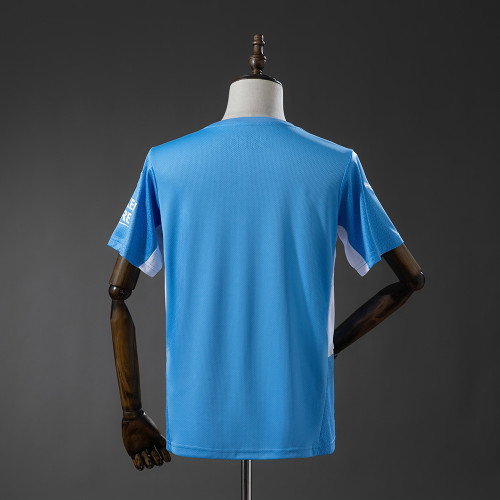Manchester City Home Jersey 2021-22 Retro Football Kit Soccer Shirt